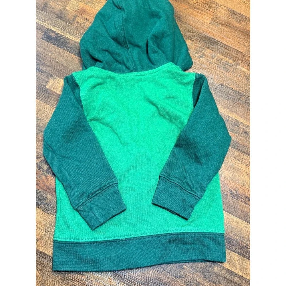 John Deere zip up hooded sweatshirt.  Size 9/12 months. Tractors farm boy